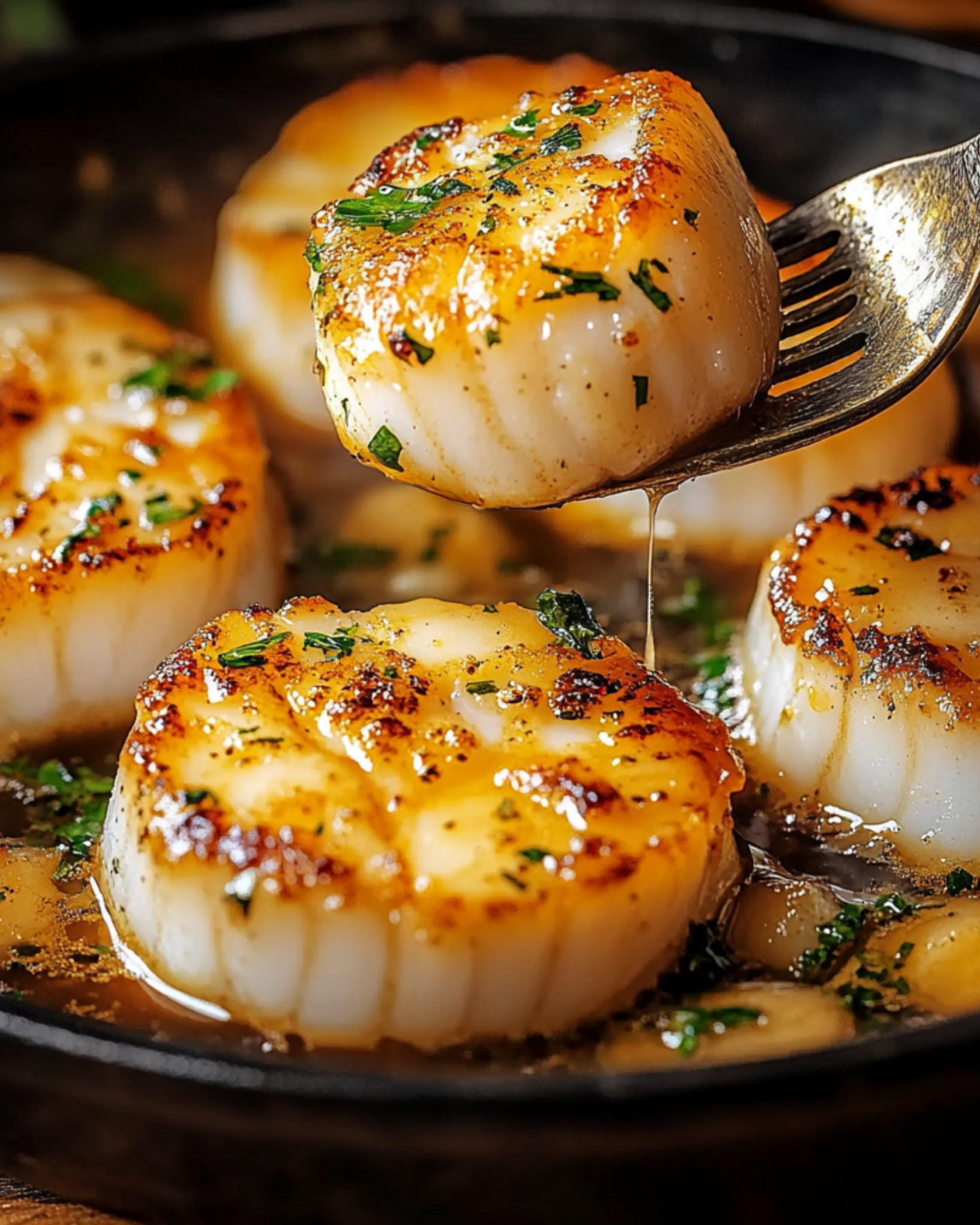 Garlic Butter Baked Scallops - Grandmarecipes