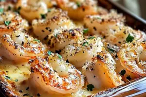 Garlic Parmesan Baked Shrimp