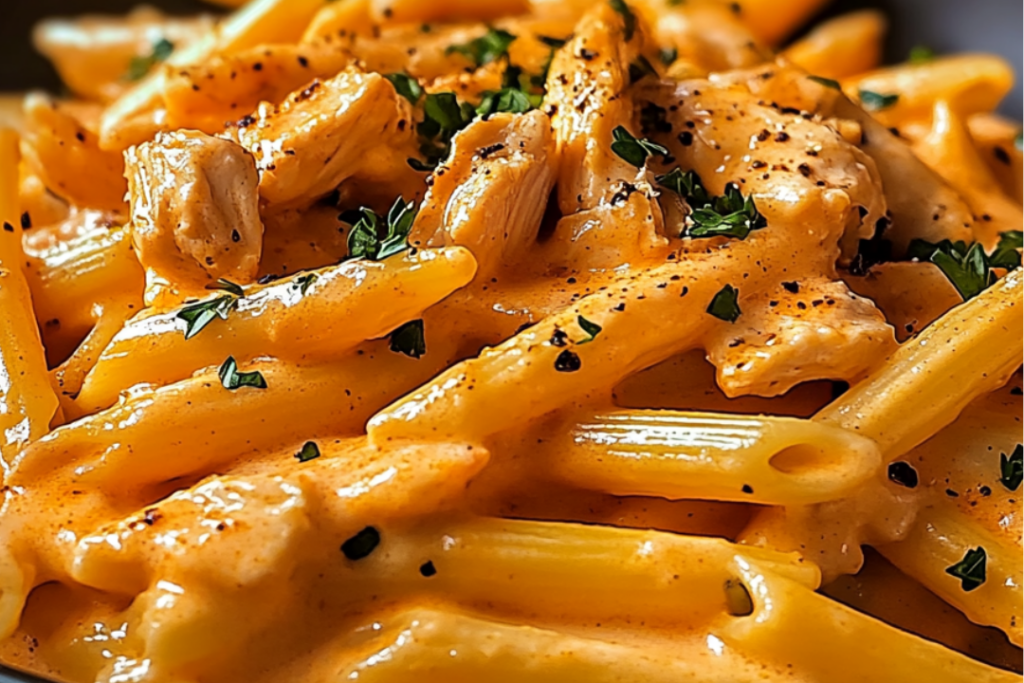 Buffalo Chicken Alfredo Penne