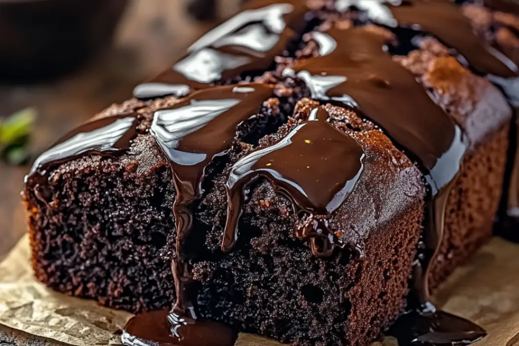 Hot Fudge Brownie Bread