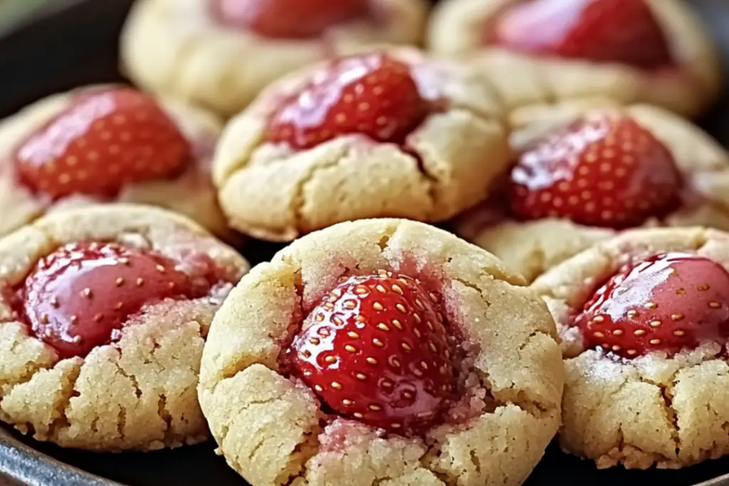 Strawberry Kiss Cookies