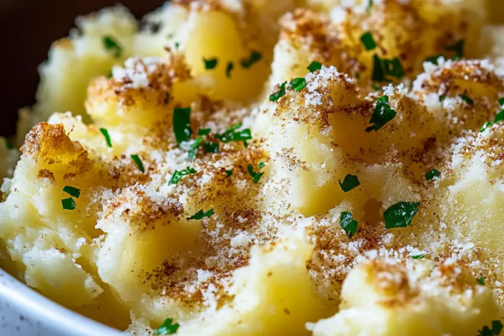Parmesan Smashed Potatoes