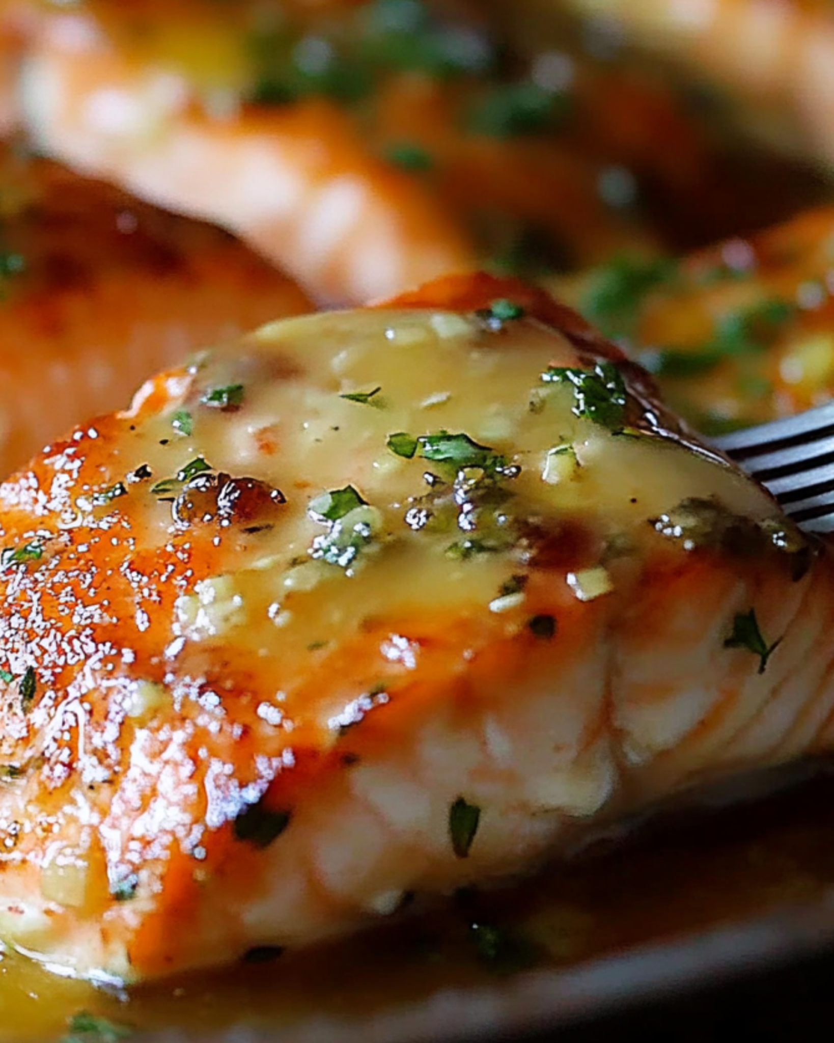 Honey Garlic Butter Baked Salmon