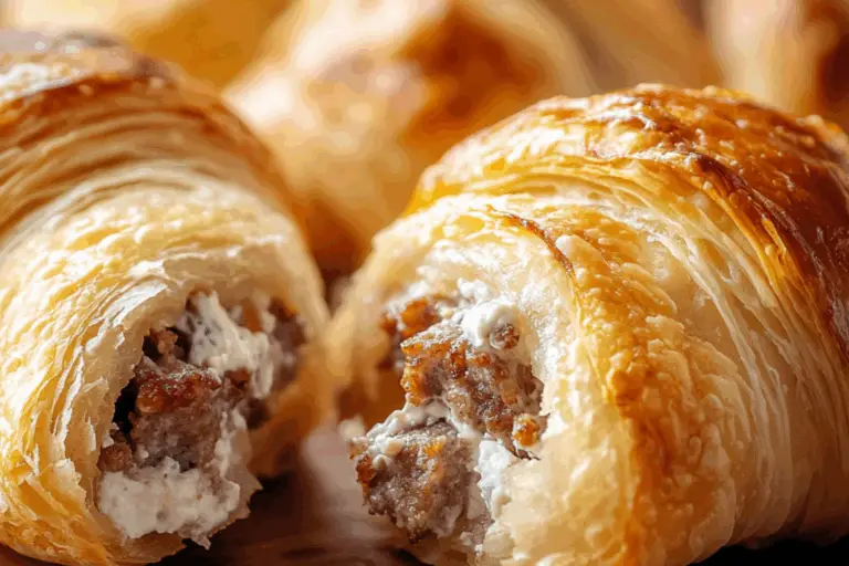 Sausage & Cream Cheese Crescents