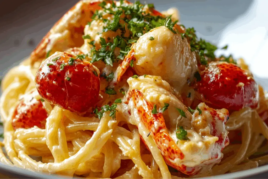Buttered Lobster Pasta