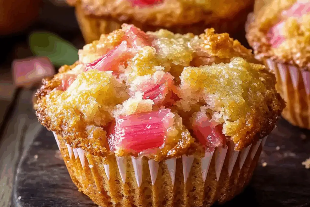 Rhubarb Muffins