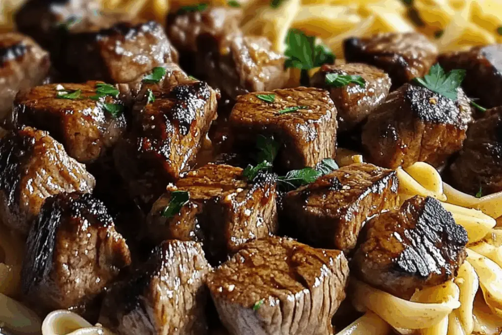 Garlic Butter Steak Bites & Smoky Chipotle Cream Cheese Pasta: A Flavor Bomb Dinner You’ll Crave on Repeat