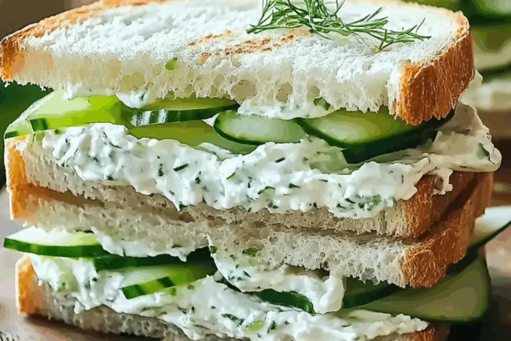 Creamy Cucumber Tea Sandwiches: A Delightful, Refreshing Treat