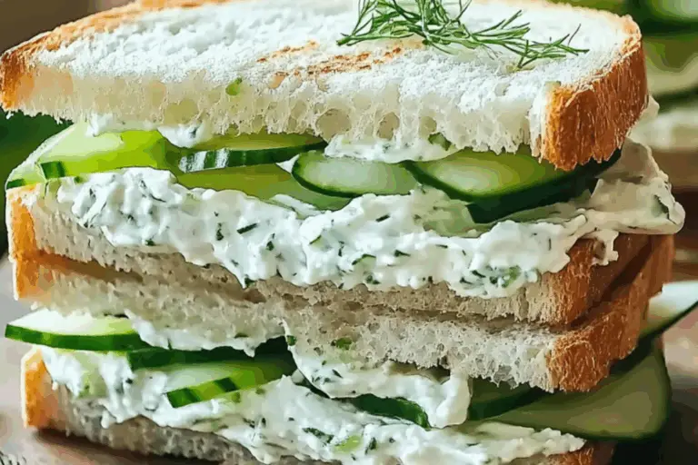 Creamy Cucumber Tea Sandwiches: A Delightful, Refreshing Treat