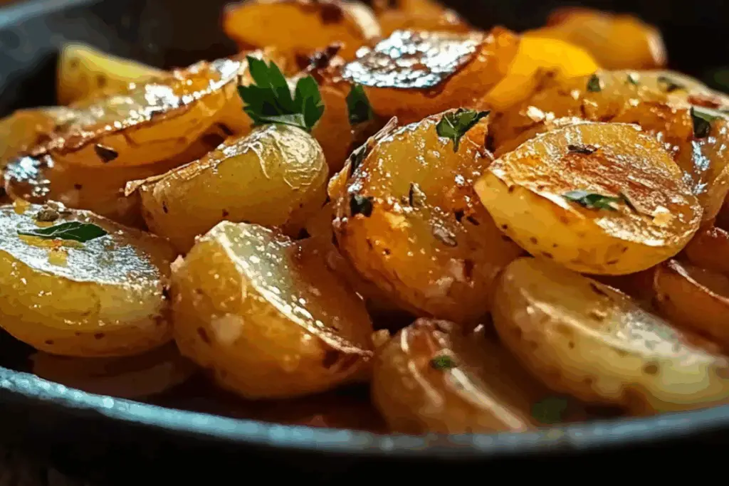 Crispy Oven-Roasted Potatoes & Caramelized Onions (A No-Fry Favorite!)