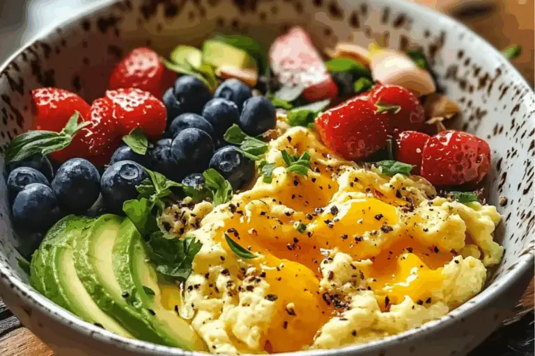 Rise & Shine Power Bowl with Fluffy Scrambled Eggs