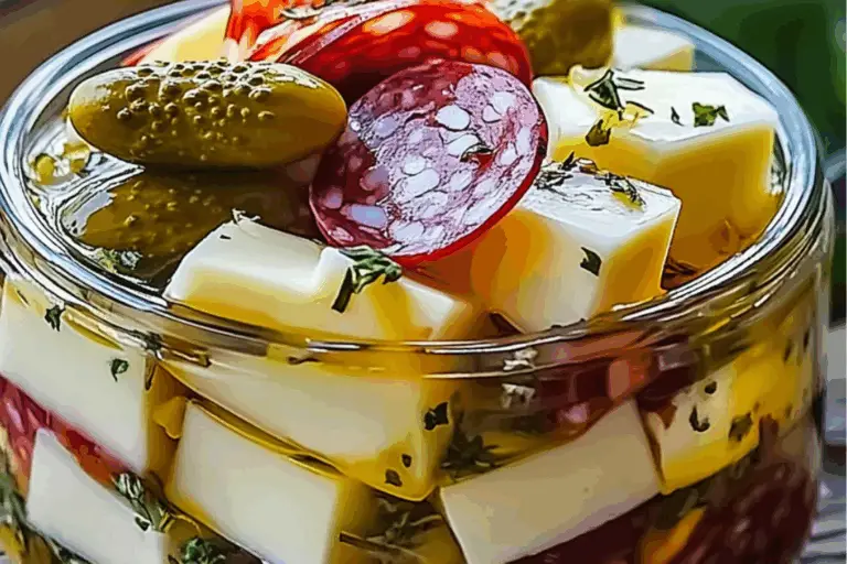 Zesty Bites & Bold Flavor: The Ultimate Cheese, Salami & Pickle Party Appetizer