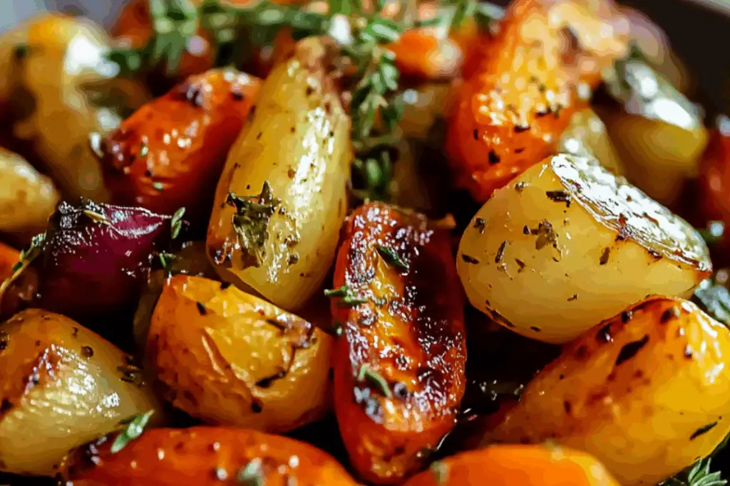 Garlic Herb Roasted Veggies