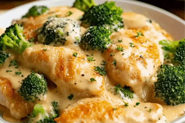 Chicken with Broccoli in a Creamy Cheesy Sauce: The Ultimate Comfort Dish