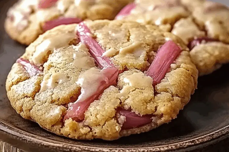 Rhubarb Cookies: A Sweet, Tangy Treat You’ll Crave