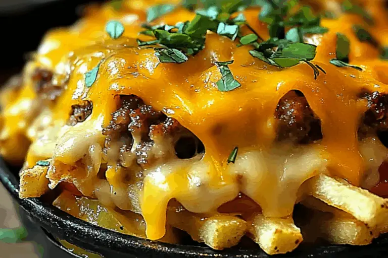 Cheeseburger French Fry Casserole