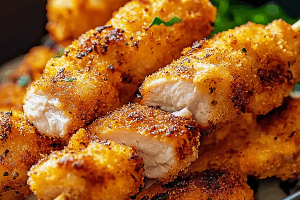 Crispy, Juicy Perfection on a Stick!
