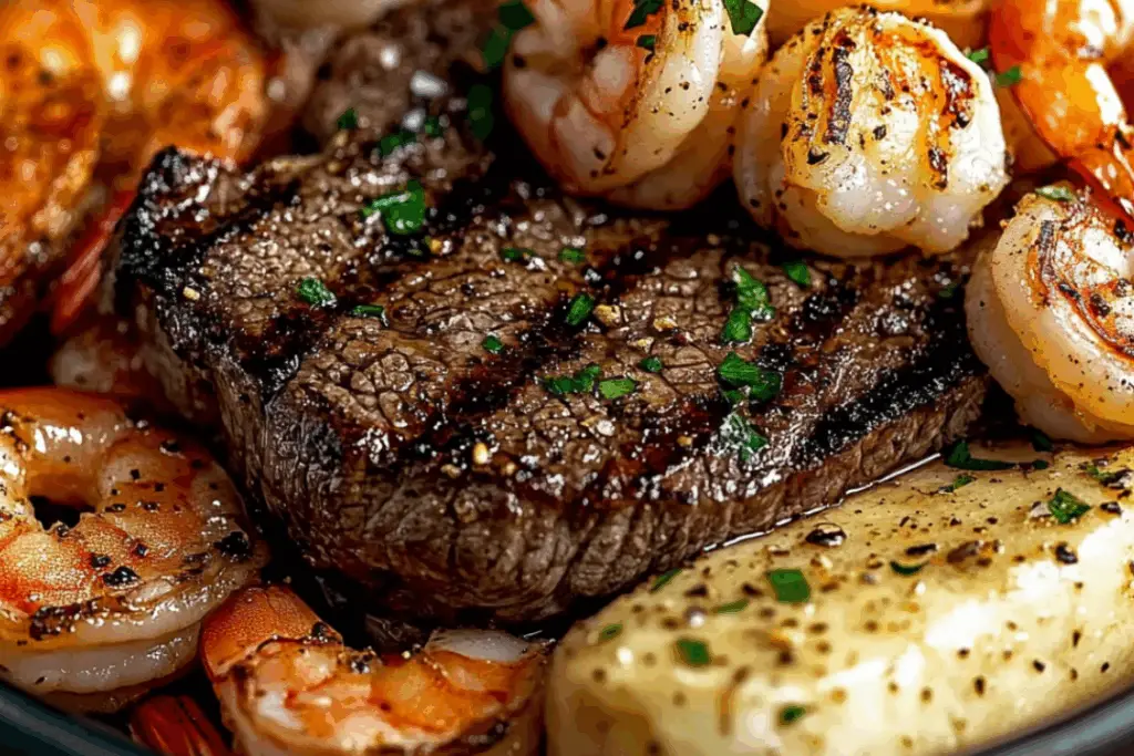 Garlic Butter Grilled Steak & Shrimp: A Flavor Explosion on Your Plate