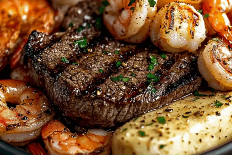 Garlic Butter Grilled Steak & Shrimp: A Flavor Explosion on Your Plate