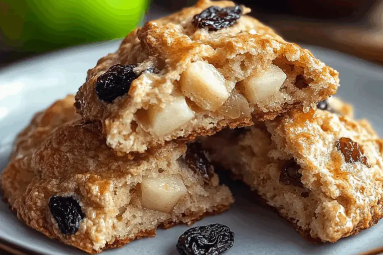 Apple Cinnamon Raisin Scones: A Cozy Morning Hug in Every Bite