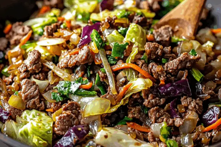 Beef Cabbage Stir Fry