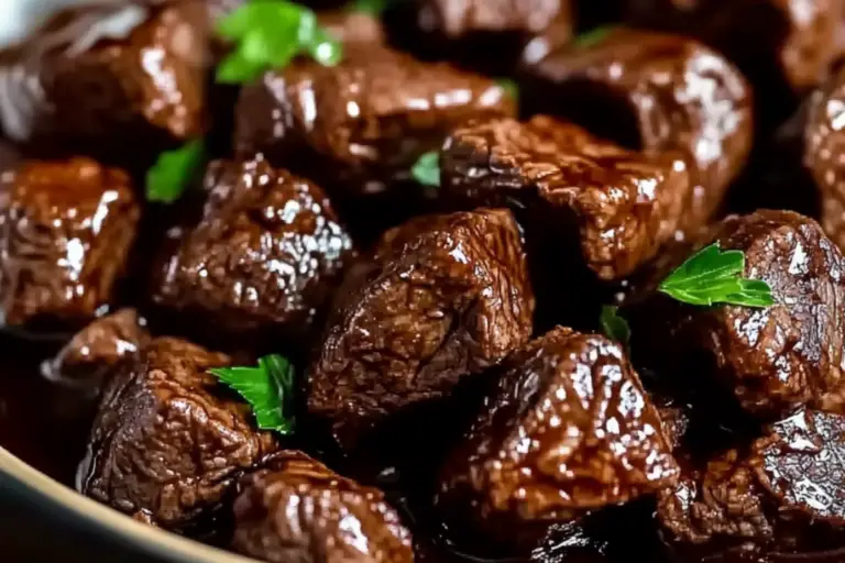 Slow-Simmered Garlic Butter Steak Bites