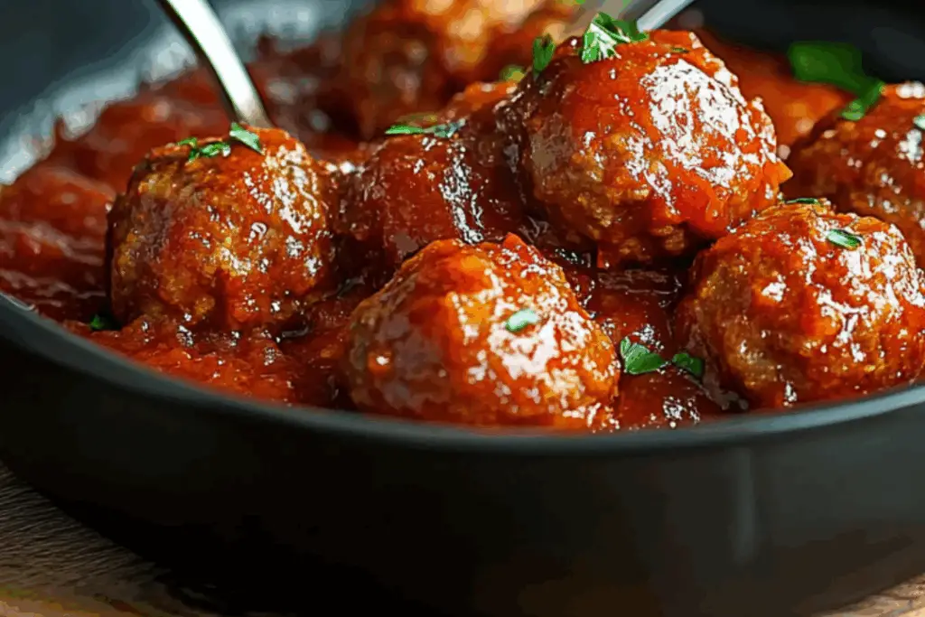 Meatballs in Tomato Maple Sauce: A Flavor Explosion You Won’t Want to Miss
