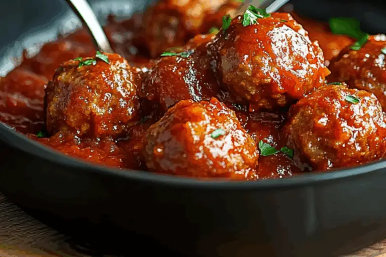 Meatballs in Tomato Maple Sauce: A Flavor Explosion You Won’t Want to Miss