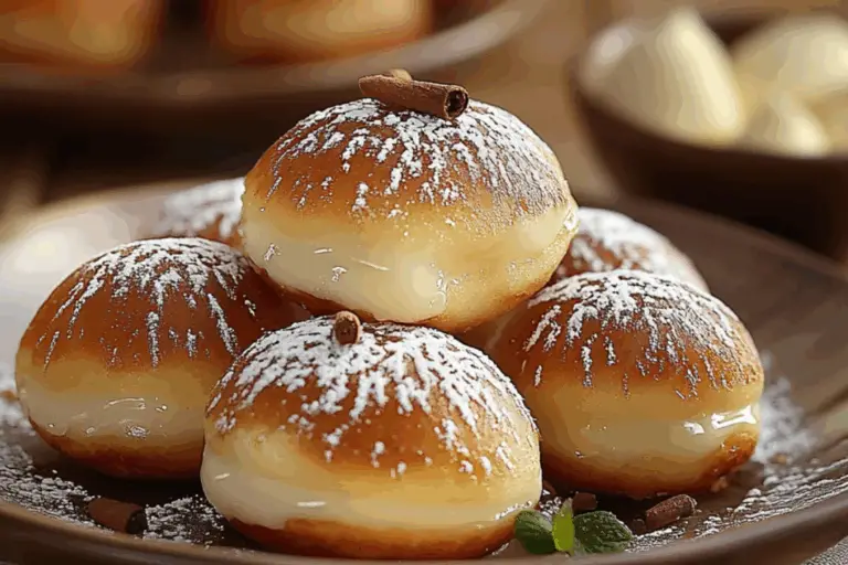 Condensed Milk & Cinnamon Doughnut Puffs (Melktert Bombs): A Sweet, Heavenly Treat