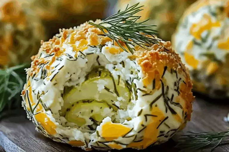 Dill Pickle Cheese Ball Recipe: A Tangy Twist on a Classic Party Snack