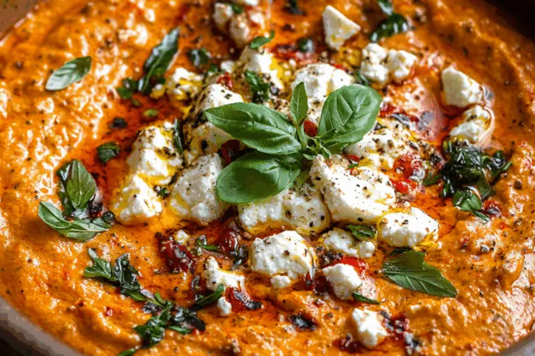 Spicy Red Pepper & Feta Dip