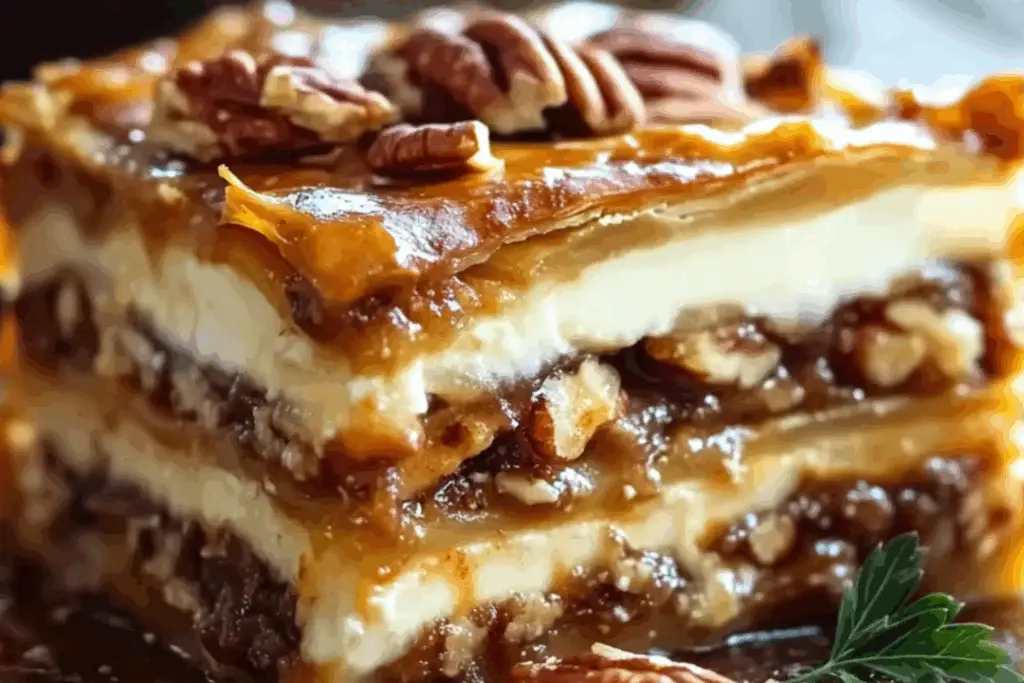 Southern Charm Pecan Pie Lasagna
