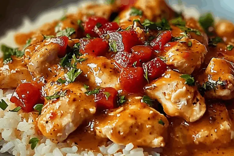 Creamy Comfort Smothered Chicken & Rice Bake