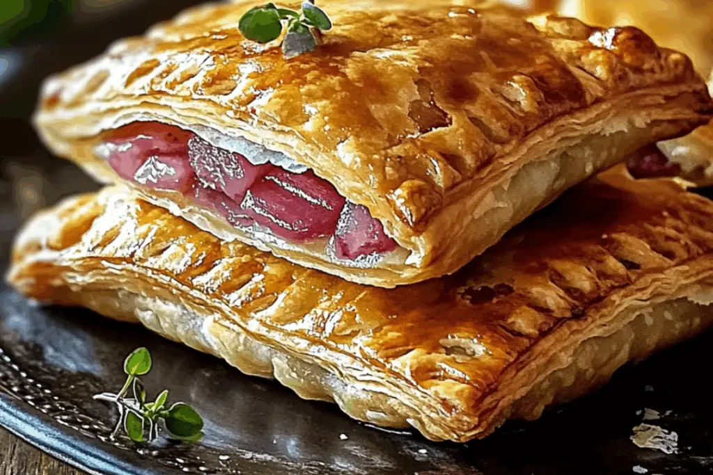Rhubarb Puff-Tart Pockets