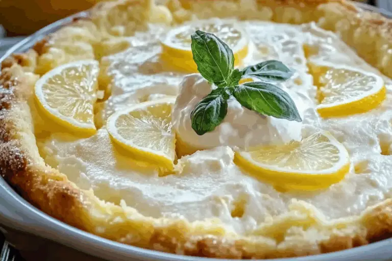 Lemon Cream Cheese Dump Cake – A Bright, Sweet Delight That’s Effortlessly Irresistible!