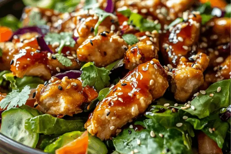 Crunchy Asian Sesame Chicken Salad