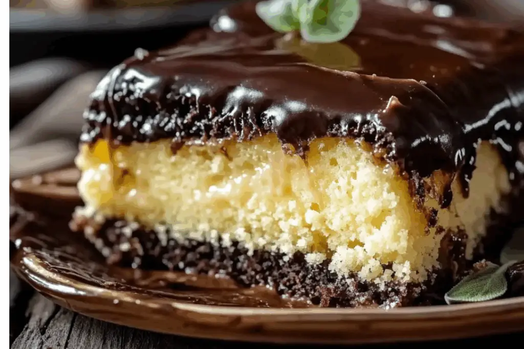 Boston Cream Poke Cake Recipe