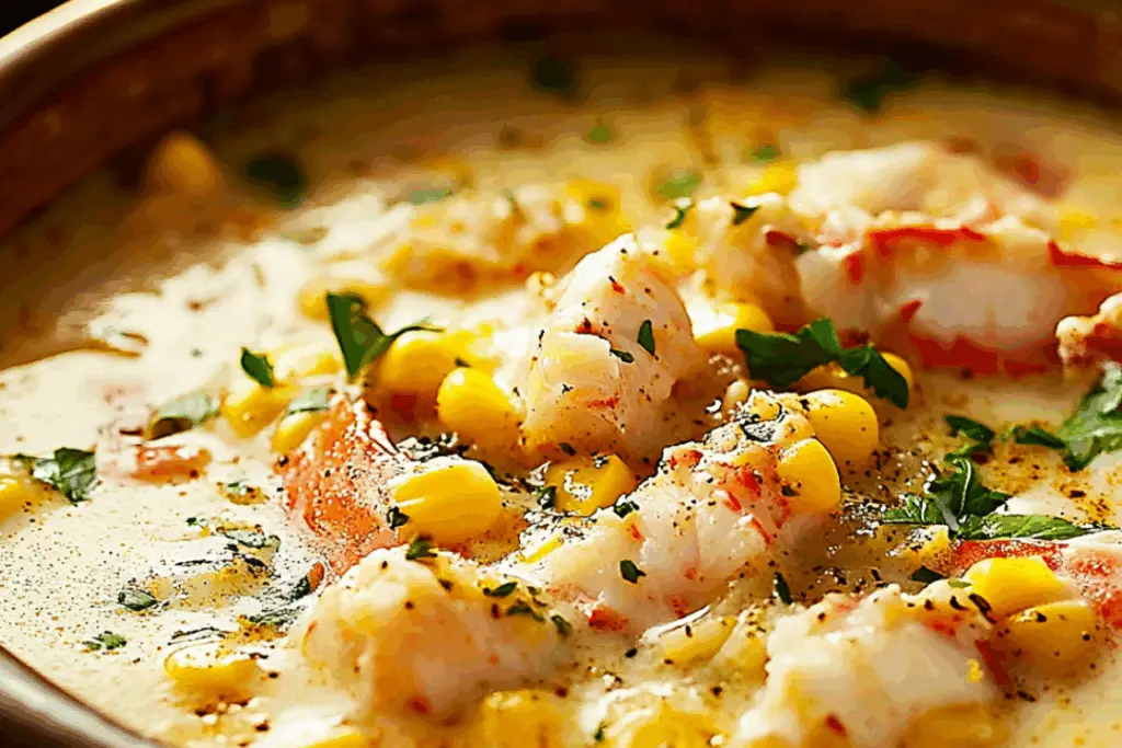 Bobby Flay’s Delicious Crab & Corn Chowder