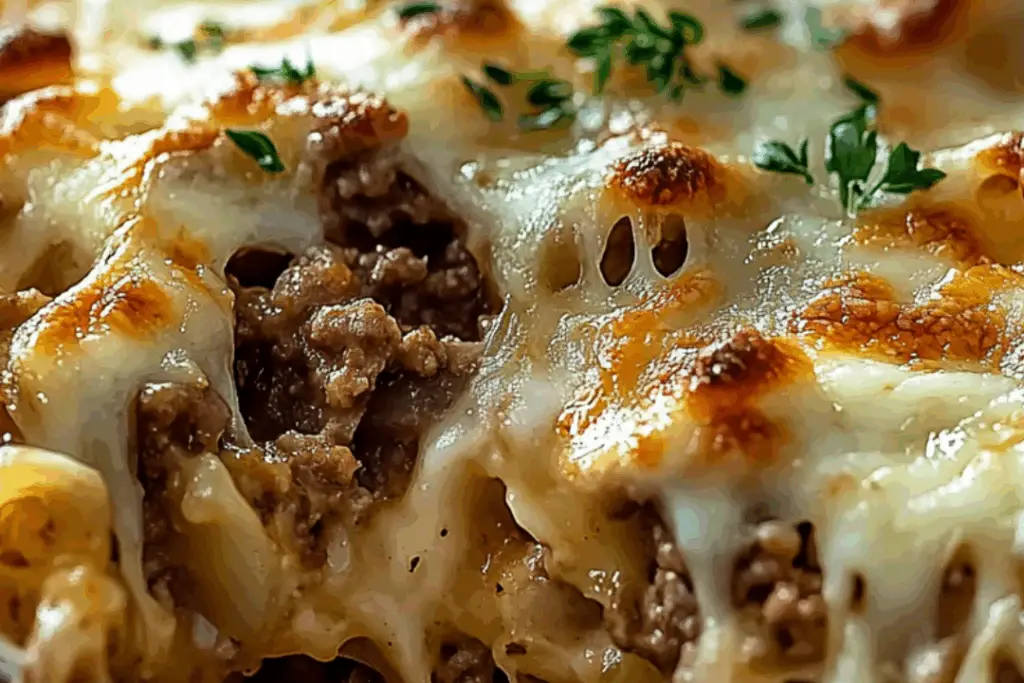 French Onion Ground Beef Casserole