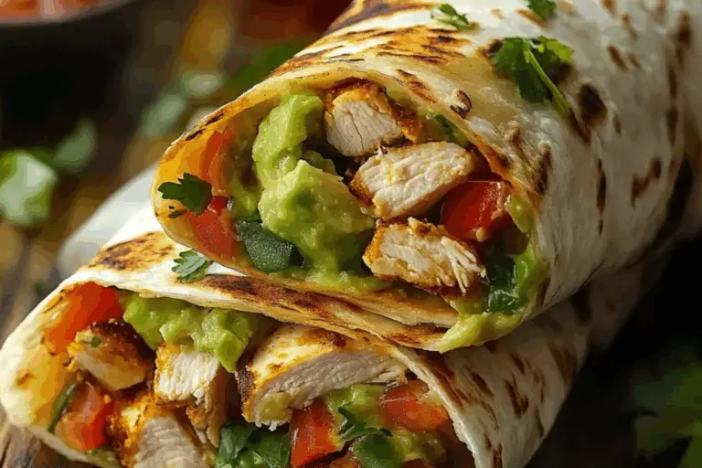 Chicken Avocado Ranch Burritos: The Ultimate Wrap Stars