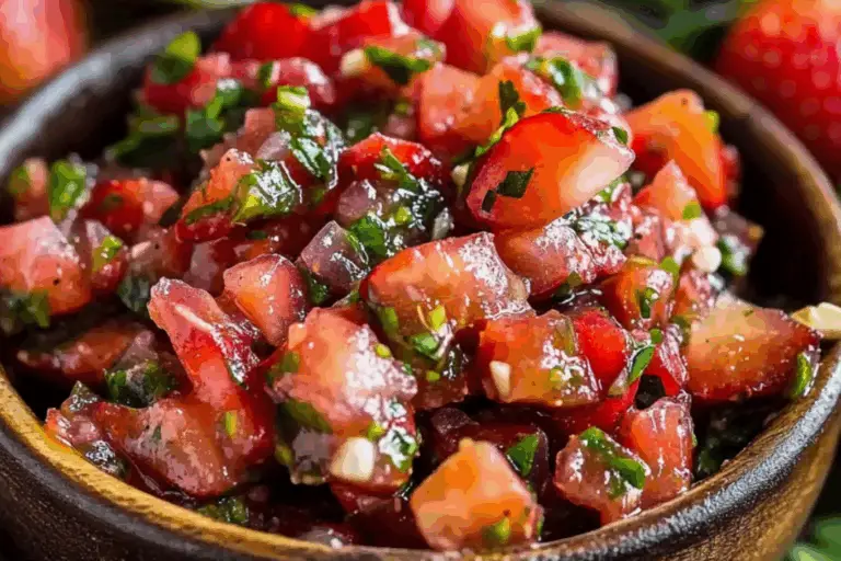 10-Minute Strawberry Salsa