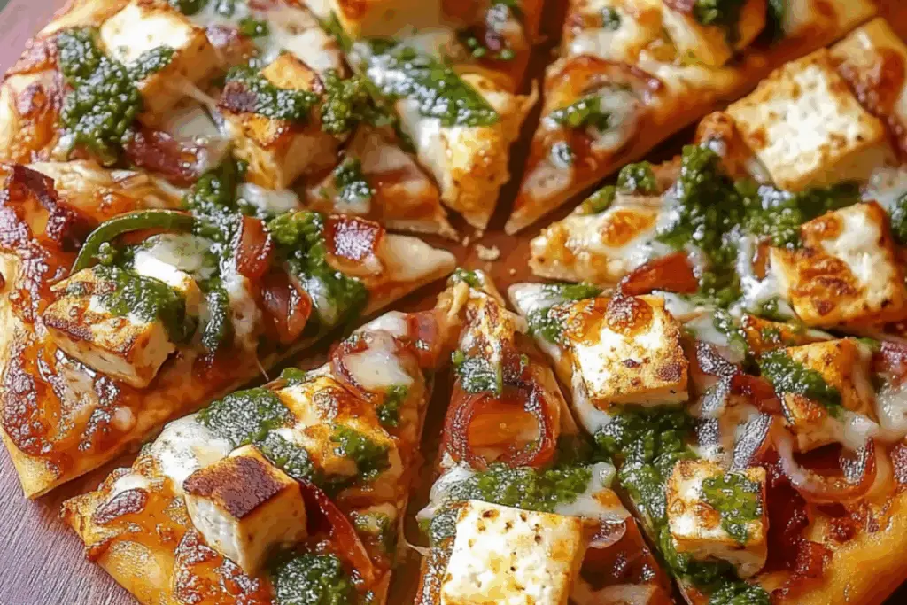Firecracker Fusion Paneer Pizza