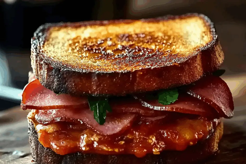 Crispy-Edge Bologna Bliss Sandwich