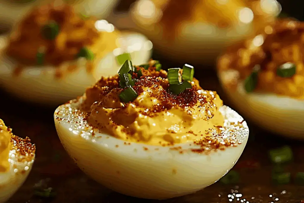Spicy Bayou Deviled Eggs