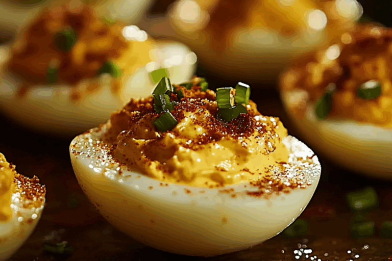 Spicy Bayou Deviled Eggs