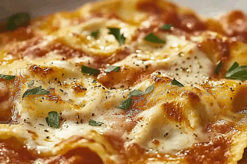 Crockpot Easy Ravioli Lasagna
