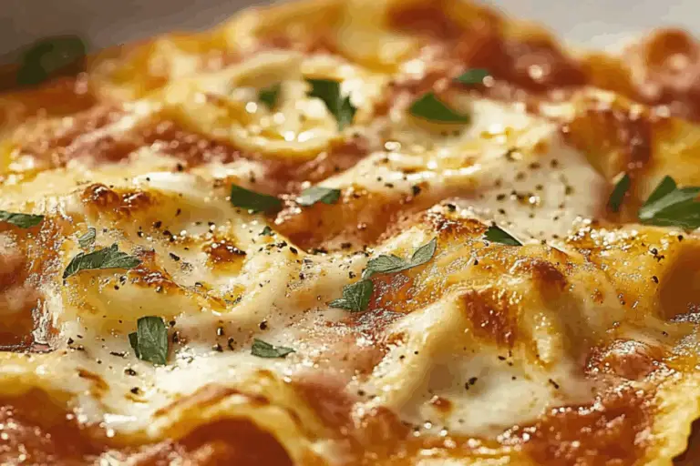 Crockpot Easy Ravioli Lasagna