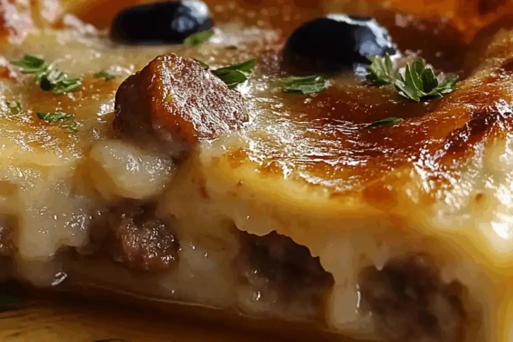 Pancake and Sausage Casserole