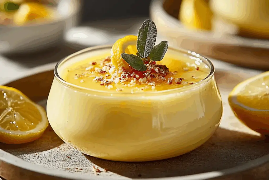 Velvet Lemon Dream: A Sicilian-Style Pudding That Melts in Your Mouth