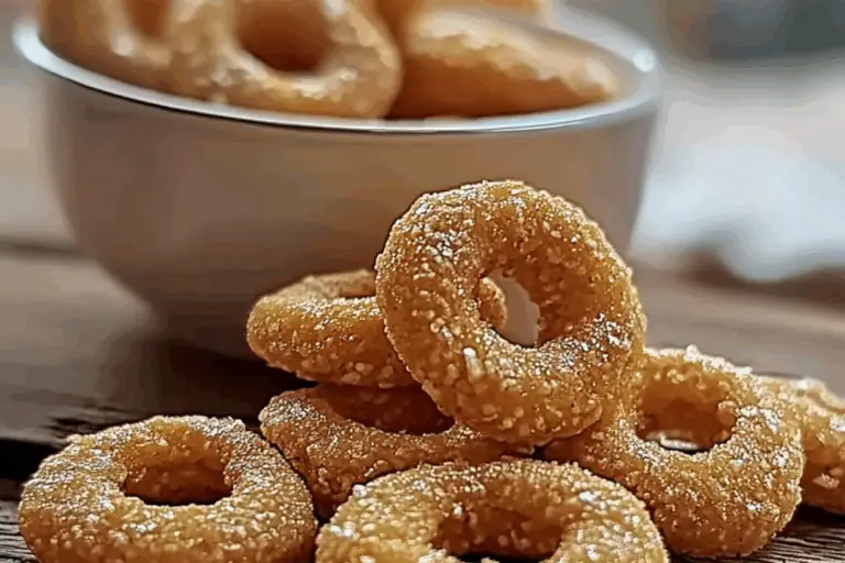 Golden Mini Doughnut Hot Buttered Cheerios Bliss